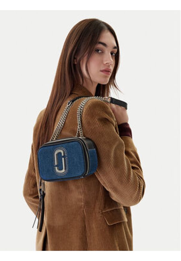 MARC JACOBS - Marc Jacobs Torebka The Denim Chain 2F4HCR027H05 Granatowy. Kolor: niebieski