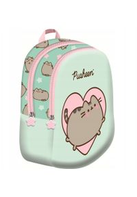 Derform - PLECAK 23X28X13 1ZAM 3KIESZ PUSHEEN MINT FOL