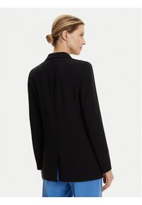 BOSS - Boss Marynarka Jocaluah 50490053 Czarny Regular Fit. Kolor: czarny. Materiał: syntetyk