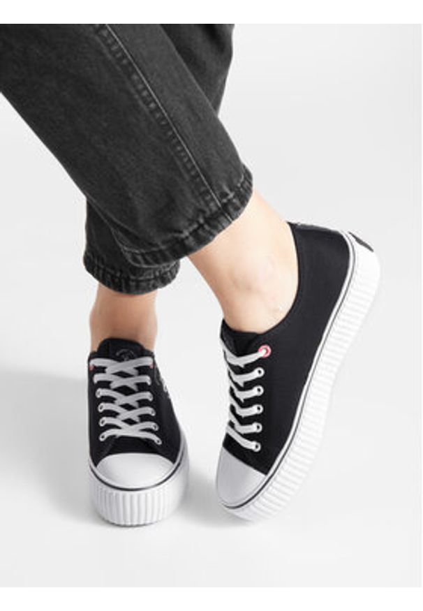 Beverly Hills Polo Club Trampki BHPC027M Czarny. Kolor: czarny. Materiał: materiał