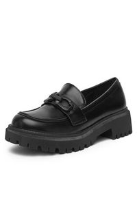 DeeZee Loafersy BBT-22663-10 Czarny. Kolor: czarny. Materiał: materiał, syntetyk #4
