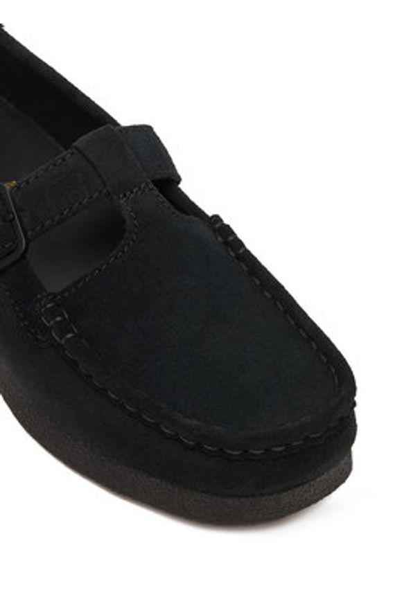 Clarks Półbuty WallabeeEVOBar 26183153 Czarny. Kolor: czarny. Materiał: zamsz, skóra