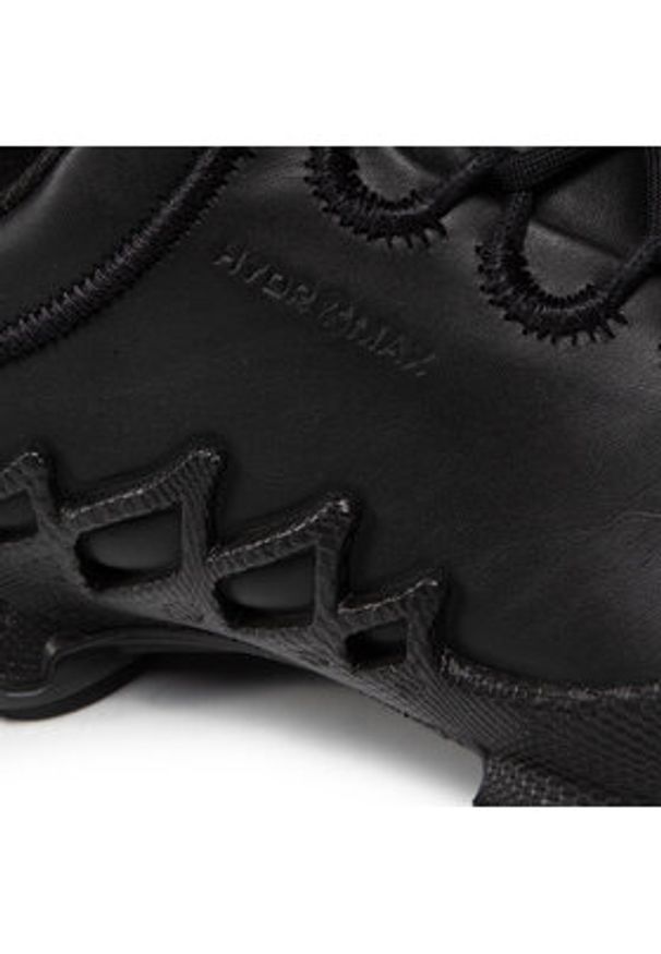 ecco - ECCO Trekkingi Biom Eax M 80283401001 Czarny. Kolor: czarny. Materiał: skóra. Sport: turystyka piesza
