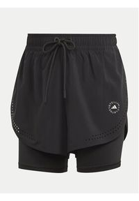 Adidas by Stella McCartney - adidas by Stella McCartney Szorty sportowe TruePurpose 2-in-1 IB6824 Czarny Regular Fit. Kolor: czarny. Materiał: syntetyk #4