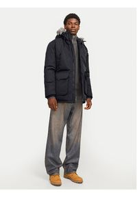 Jack & Jones - Jack&Jones Parka Construct 12258406 Czarny Regular Fit. Kolor: czarny. Materiał: syntetyk