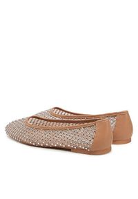 Steve Madden Baleriny Auden SM11003566 Beżowy. Kolor: beżowy. Materiał: materiał #3