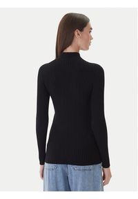 Kontatto Sweter 3M0814C Czarny Regular Fit. Kolor: czarny. Materiał: syntetyk #3