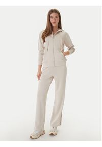 Guess Bluza W6GQ03 K2656 Beżowy Regular Fit. Kolor: beżowy. Materiał: syntetyk #4