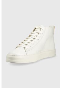 vagabond - Vagabond sneakersy skórzane JOHN męskie kolor biały. Nosek buta: okrągły. Zapięcie: sznurówki. Kolor: biały. Materiał: skóra #3