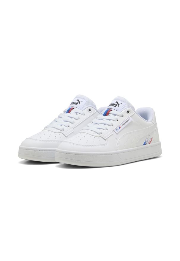 Puma - Sneakersy BMW M Motorsport Caven 2.0 PUMA White. Kolor: biały, beżowy, wielokolorowy. Materiał: syntetyk. Szerokość cholewki: normalna