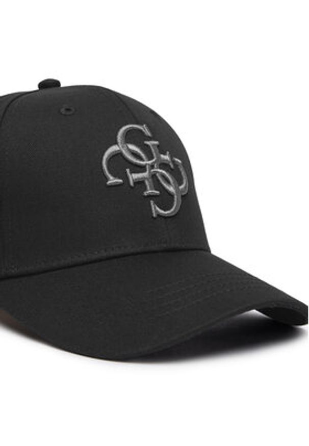 Guess Czapka z daszkiem M5GZ07 WO07T Czarny. Kolor: czarny. Materiał: bawełna