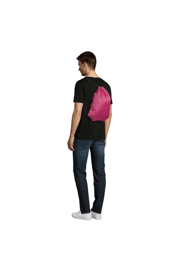 SOL'S - Urban Plain Drawstring Bag. Kolor: różowy