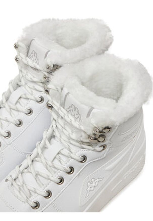 Kappa Sneakersy VSKA007 Biały. Kolor: biały. Materiał: skóra