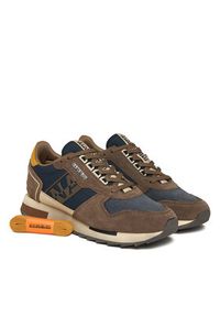 Napapijri Sneakersy Virtus NP0A88XU Brązowy. Kolor: brązowy. Materiał: skóra, zamsz #3