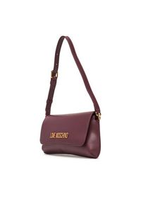 Love Moschino - LOVE MOSCHINO Torebka JC4058PP1NLO0552 Bordowy. Kolor: czerwony. Materiał: skórzane