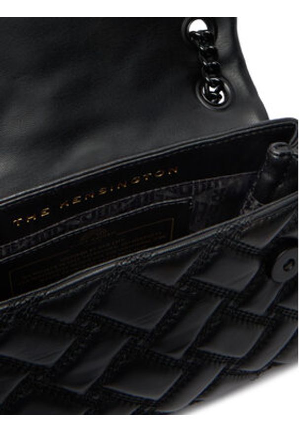 Kurt Geiger Torebka Mini Kensington 7376600109 Czarny. Kolor: czarny. Materiał: skórzane