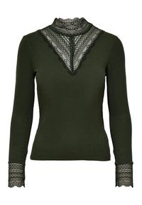 only - ONLY Bluzka 15207788 Zielony Stretch Fit. Kolor: zielony. Materiał: wiskoza