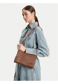Desigual Torebka 25SAXP86 Brązowy. Kolor: brązowy. Materiał: skórzane #1