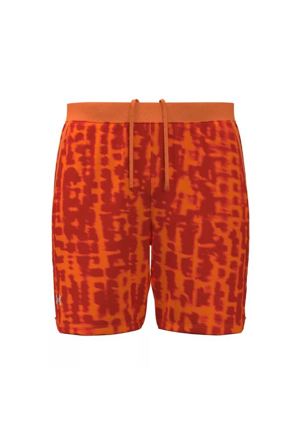 Szorty Under Armour Launch 7". Kolor: szary, pomarańczowy, wielokolorowy. Sport: fitness