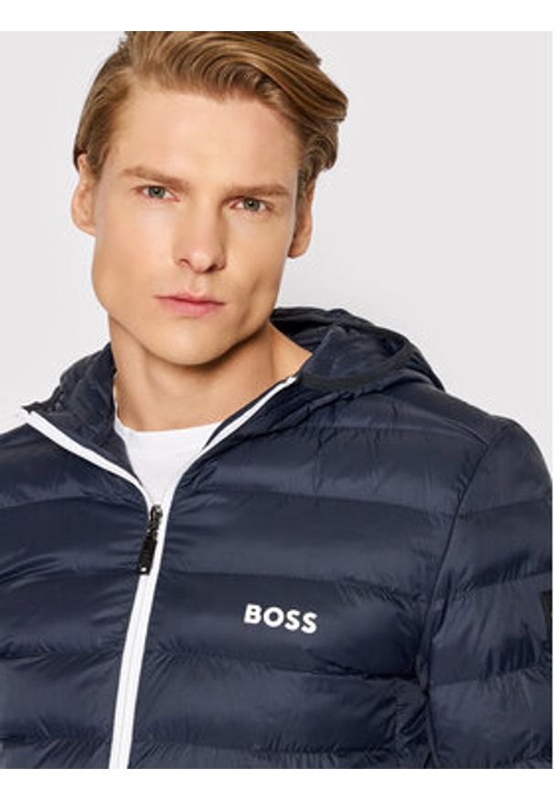 BOSS - Boss Kurtka przejściowa J_Thor 50472472 Granatowy Regular Fit. Kolor: niebieski. Materiał: syntetyk
