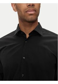 Hugo Koszula Valerio 50519812 Czarny Modern Fit. Kolor: czarny. Materiał: bawełna #3