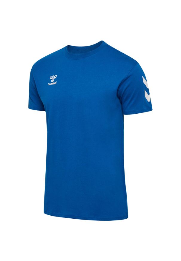 Koszulka Hummel Go 2.0 Chevron. Kolor: niebieski