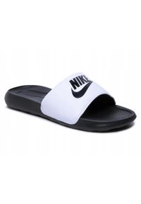 Nike - KLAPKI sportowe NIKE VICTORI ONE CN9675-005 na basen lato biało-czarne 48,5. Kolor: biały. Sezon: lato. Sport: pływanie