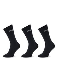 Puma Zestaw 3 par wysokich skarpet unisex 907940 01 Czarny. Kolor: czarny. Materiał: bawełna, materiał