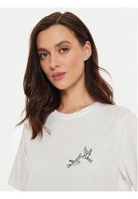 Vila T-Shirt Sybil 14097370 Biały Regular Fit. Kolor: biały. Materiał: bawełna #11