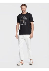 Save The Duck T-Shirt DT1008M PESY15 Czarny Regular Fit. Kolor: czarny. Materiał: bawełna #5