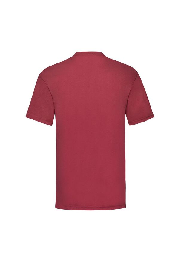 FRUIT OF THE LOOM - Koszulka Unisex Dla Dorosłych Valueweight. Kolor: czerwony. Sport: turystyka piesza