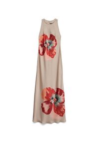Vero Moda Sukienka letnia Reba 10345415 Beżowy jasny Regular Fit. Kolor: beżowy. Materiał: syntetyk. Sezon: lato #6