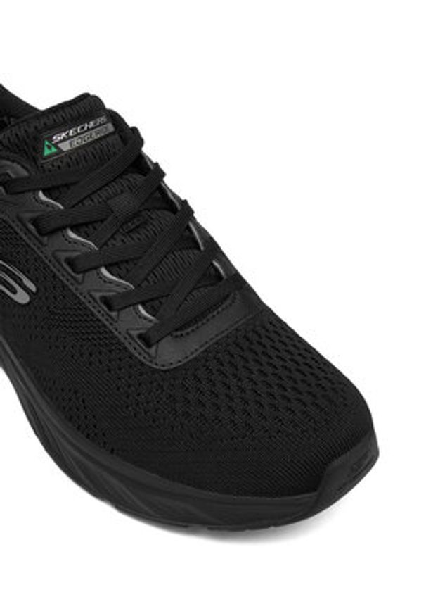 skechers - Skechers Sneakersy Edgeride 232846 BBK Czarny. Kolor: czarny. Materiał: materiał