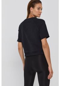 AllSaints - Bluza bawełniana kolor czarny. Okazja: na co dzień. Kolor: czarny. Materiał: bawełna. Długość rękawa: krótki rękaw. Długość: krótkie. Styl: casual #5