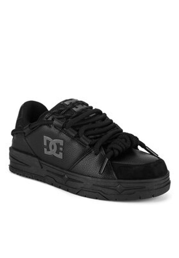 DC Sneakersy RS-23M07073 Czarny. Kolor: czarny. Materiał: skóra