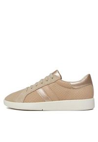 Geox Sneakersy D Meleda D36UGB 08522 C6738 Brązowy. Kolor: brązowy. Materiał: skóra
