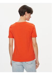 Pieces T-Shirt 17120455 Pomarańczowy Regular Fit. Kolor: pomarańczowy. Materiał: bawełna #7