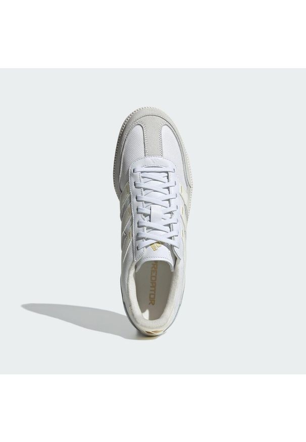 Adidas - Buty Predator Freestyle IN. Kolor: biały, wielokolorowy, żółty. Materiał: materiał. Sport: piłka nożna