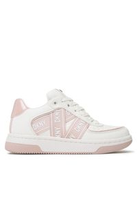 DKNY Sneakersy Olicia K4205683 Biały. Kolor: biały. Materiał: skóra #1