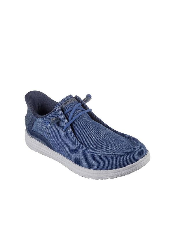 skechers - Buty męskie SKECHERS Melson Coronado. Kolor: niebieski. Model: Skechers Sport. Sport: turystyka piesza