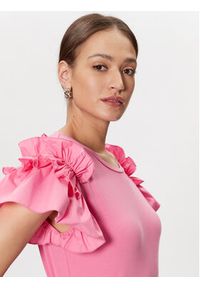 Liu Jo Bluzka WA3157 J7821 Różowy Regular Fit. Kolor: różowy. Materiał: bawełna #3