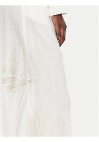 ACCESS FASHION Spodnie palazzo 53-5087-133 Biały Wide Leg. Kolor: biały. Materiał: len #5
