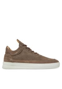 Filling Pieces Sneakersy Low Top 10122793055 Brązowy. Kolor: brązowy. Materiał: zamsz, skóra