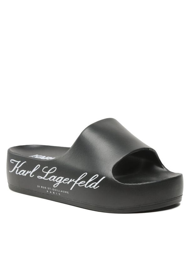 Karl Lagerfeld - Klapki KARL LAGERFELD. Kolor: czarny