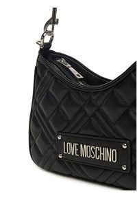 Love Moschino - LOVE MOSCHINO Torebka JC4152PP0NLA000B Czarny. Kolor: czarny. Materiał: skórzane