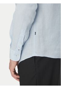 BOSS Koszula H-Roan-Bd-E-C1 50520283 Błękitny Slim Fit. Kolor: niebieski. Materiał: len #4
