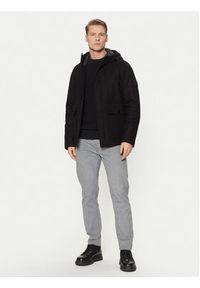 Stone Island Kurtka przejściowa 8115454F4 Czarny Regular Fit. Kolor: czarny. Materiał: wełna #6