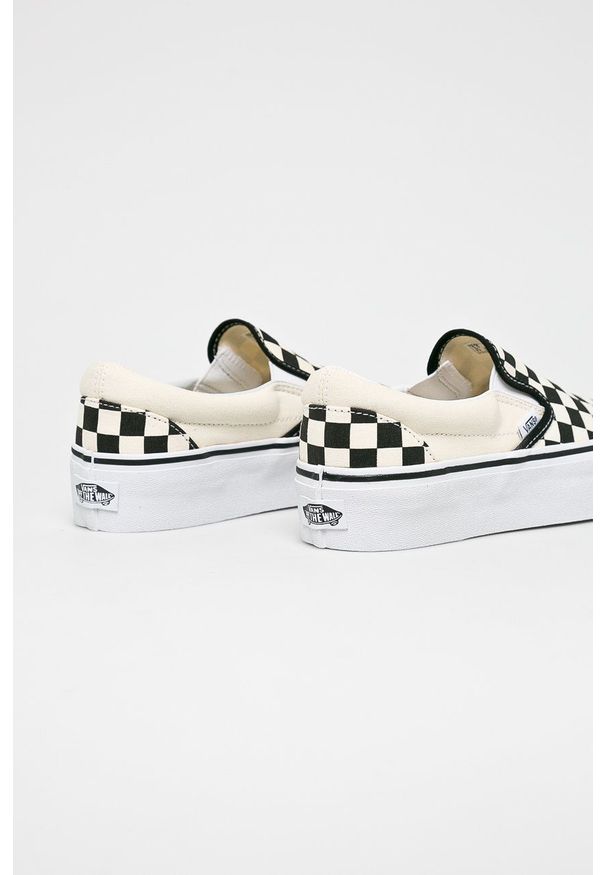 Vans - Tenisówki. Kolor: beżowy. Materiał: guma. Obcas: na platformie