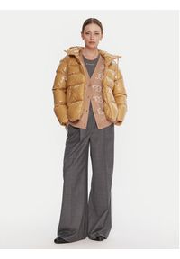 Pinko - PINKO Kurtka zimowa Eleodoro 101597 A2P7 Beżowy Regular Fit. Kolor: beżowy. Materiał: syntetyk. Sezon: zima