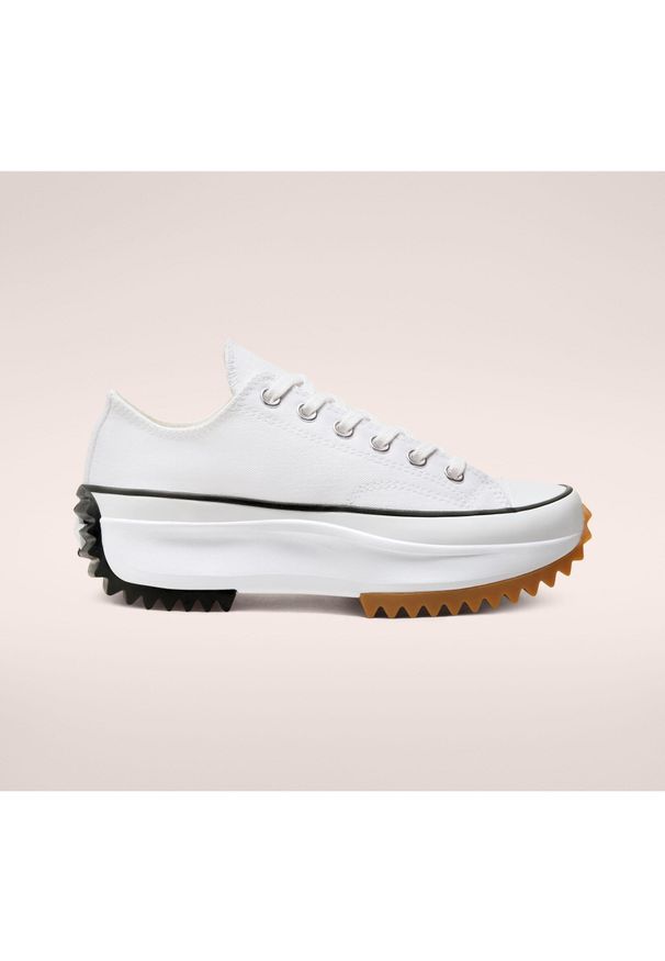 Buty Converse Run Star Hike Low Białe. Okazja: na co dzień. Kolor: czerwony. Szerokość cholewki: normalna. Styl: casual, elegancki